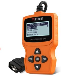 VIDENT iEasy200 OBDII/EOBD+CAN Code Reader for Vehicle Checking Engine Light Car Diagnostic Scan Tool