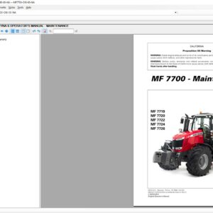 Massey Ferguson Industrial Parts Books & Workshop Manuals [2021] South America