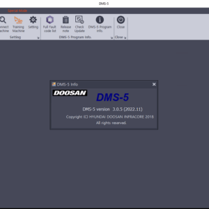 DOOSAN DMS 5 – 3.0.5 [2022.11] Diagnostic Software