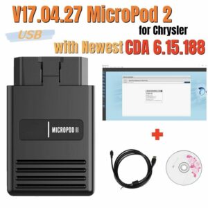 Engineering Software CDA 6.13 with MicroPod 2 for FLASH PROGRAMMING AND VIN EDITING for DODGE,CHRYSLER and JEEP