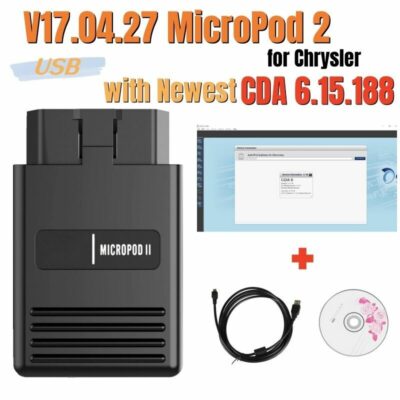 Engineering Software CDA 6.13 with MicroPod 2 for FLASH PROGRAMMING AND VIN EDITING for DODGE,CHRYSLER and JEEP